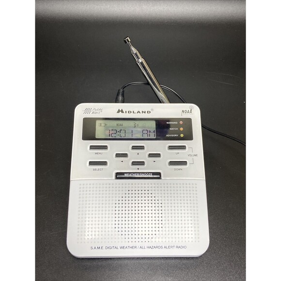Weather Alert Midland Radio - WR100/Work Perfectly - Picture 1 of 9